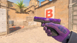 Glock Moonrise paired with Imperial Plaid Gloves