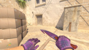 Gut Doppler Phase 2 paired with Imperial Plaid Gloves